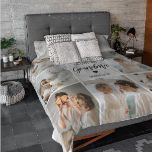 Modern Simple Best Grandma Ever Best Beauty GiftCo Fleece Blanket