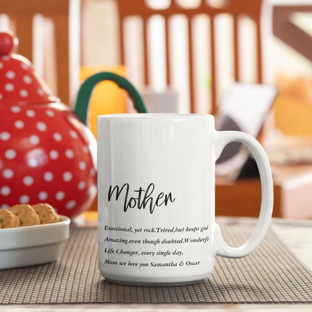 Modern Simple Best Mother Ever Best Beauty Gift Coffee Mug (Creator Uploaded)