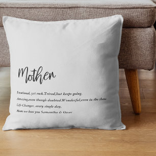 Modern Simple Best Mother Ever Best Beauty Gift Cushion