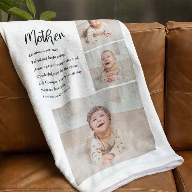 Modern Simple Best Mother Ever Best Beauty Gift Fleece Blanket (Creator Uploaded)