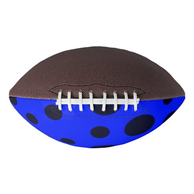 Modern Simple Black polka dot yellow pattern Football (Front)