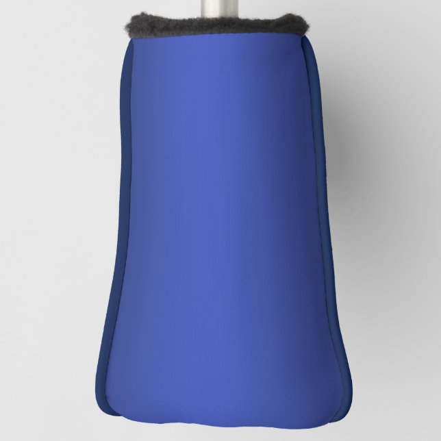 Modern Simple Blue navy Gradient Colour Golf Head Cover (Rotate 90)