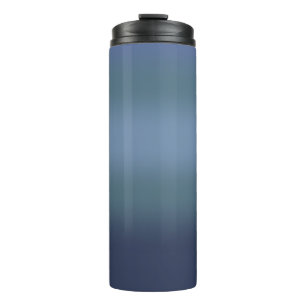 Modern Simple Blue navy Gradient Colour Thermal Tumbler