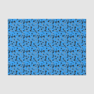 Modern Simple Blue Terrazzo Tissue Paper