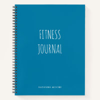 Modern Simple Bold Blue Gym Workout Health Fitness