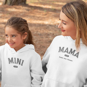 Modern Simple Bold Typography Mama Hoodie