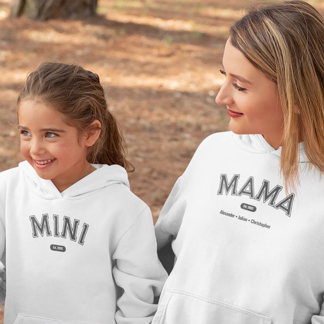 Modern Simple Bold Typography Mama  Hoodie (Creator Uploaded)