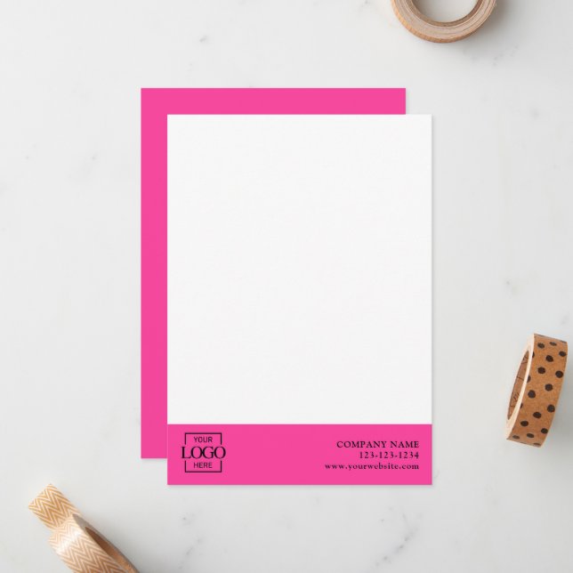 Modern Simple Business Logo Professional Editable Card (Front/Back In Situ)