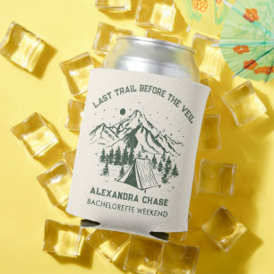 Modern Simple Camp Bachelorette Weekend  Can Cooler