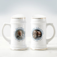 Modern Simple Cheers Grandpa Retire Family Photo