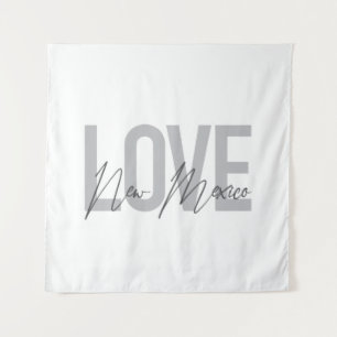 Modern, simple, chic, cool design Love New Mexico Tapestry