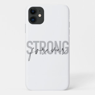 Modern, simple, chic elegant design Strong Forever Case-Mate iPhone Case