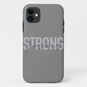 Modern, simple, chic elegant design Strong Forever Case-Mate iPhone Case