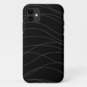 Modern, simple, chic, elegant wavy graphic lines Case-Mate iPhone case