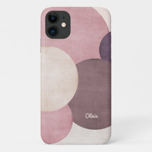 Modern Simple Circles Personalised Case-Mate iPhone Case