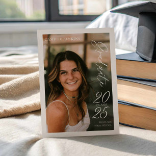 Modern Simple Class 2025 Graduation Announcement