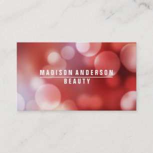 Modern Simple & Classic Beauty Pink Business Card