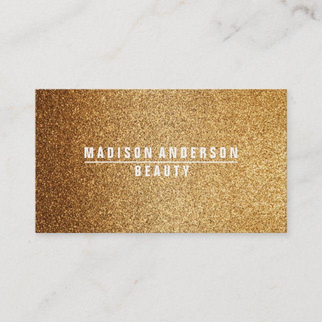 Modern Simple & Classic Beauty Pink Business Card (Front)