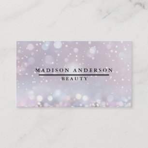 Modern Simple & Classic Beauty Pink Business Card