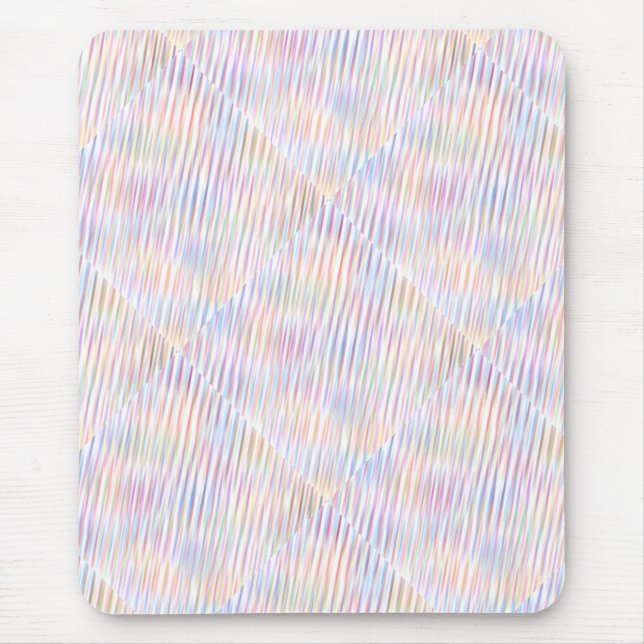 Modern Simple colourful line stripes Pattern  Mouse Pad (Front)