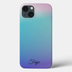 Modern Simple Colourful rainbow gradient galaxy se iPhone 13 Case