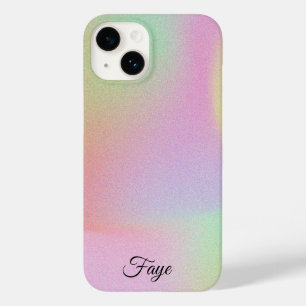 Modern Simple Colourful rainbow gradient galaxy se Case-Mate iPhone 14 Case