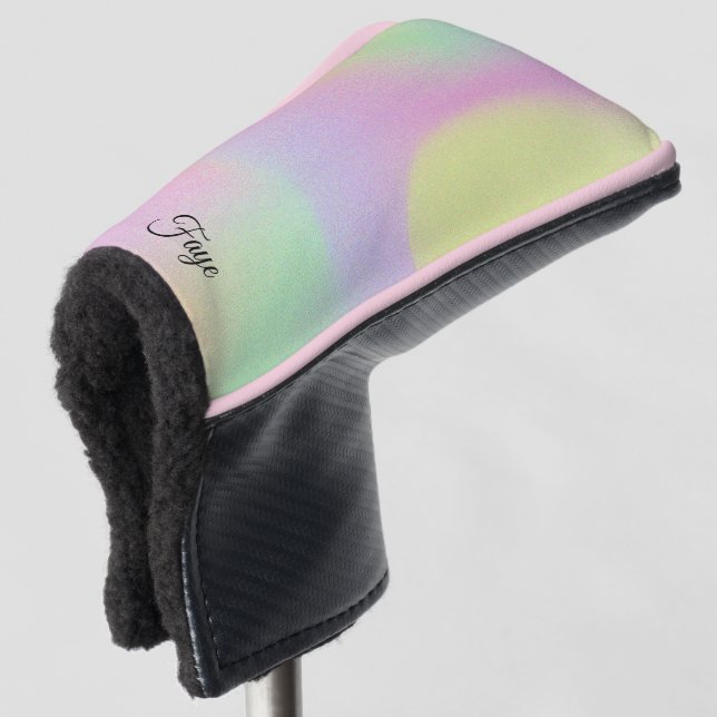 Modern Simple Colourful rainbow gradient galaxy se Golf Head Cover (3/4 Front)