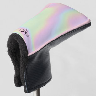 Modern Simple Colourful rainbow gradient galaxy se Golf Head Cover