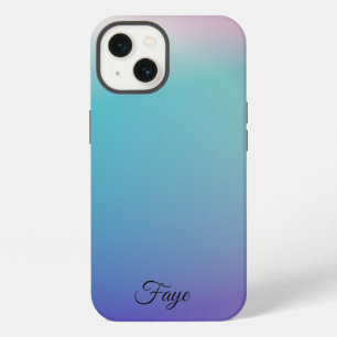 Modern Simple Colourful rainbow gradient galaxy se iPhone 13 Case