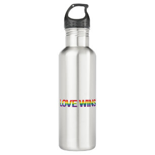 Modern, simple, colourful, vibrant design Love Win 710 Ml Water Bottle