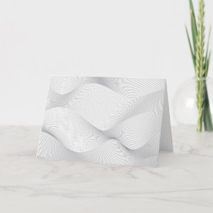 Modern, simple, cool, abstract motion wave pattern card