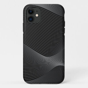 Modern, simple, cool, abstract motion wave pattern Case-Mate iPhone case
