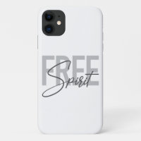 Modern, simple, cool typography of Free Spirit
