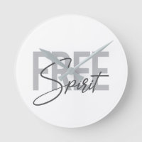 Modern, simple, cool typography of Free Spirit
