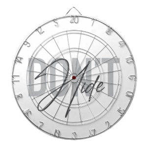 Modern, simple, cool, urban design Don't Hide Dartboard