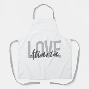 Modern, simple, cool, urban design Love Atlanta Apron