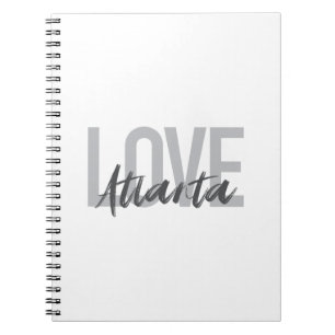 Modern, simple, cool, urban design Love Atlanta Notebook
