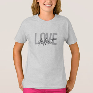 Modern, simple, cool, urban design Love Detroit T-Shirt