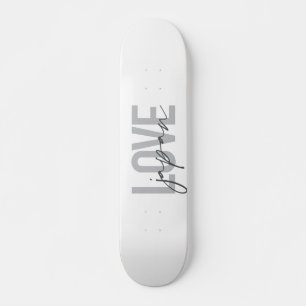 Modern, simple, cool, urban design Love Japan Skateboard