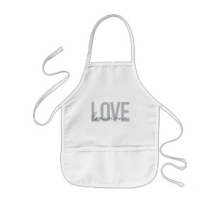 Modern, simple, cool, urban design Love Louisiana Kids Apron