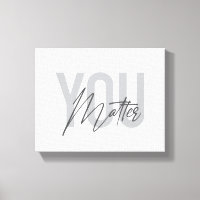 Modern, simple, cool urban typography You Matter