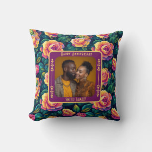 Modern Simple Couple Throw Pillow
