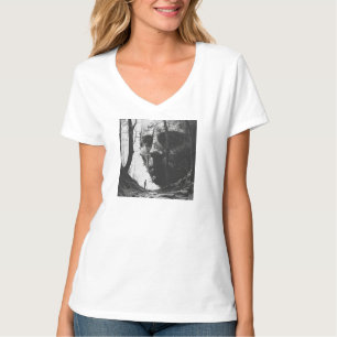 Modern Simple Custom Add Your Own Photo V-Neck T-Shirt