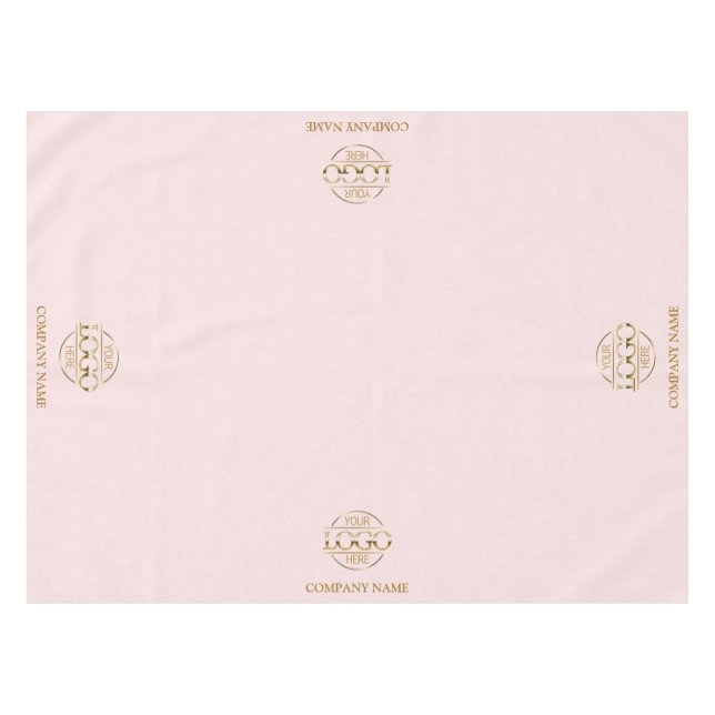 Modern Simple Custom Business Logo Promotional Tablecloth (Front (Horizontal))