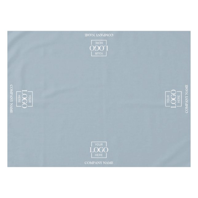 Modern Simple Custom Business Logo Promotional Tablecloth (Front (Horizontal))