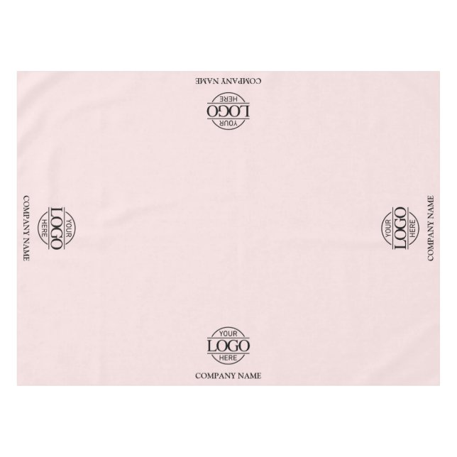Modern Simple Custom Business Logo Promotional Tablecloth (Front (Horizontal))