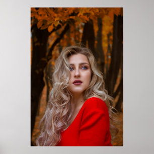 Modern Simple Custom One Photo Poster