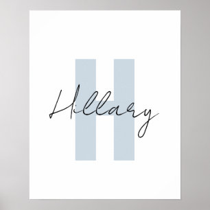 Modern simple custom Personalised Poster