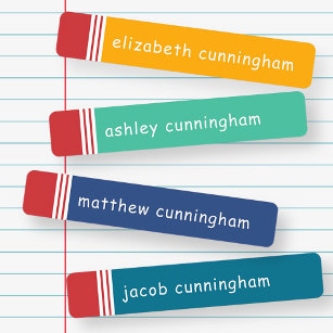 Modern Simple Cute Fun Playful Pencils Names