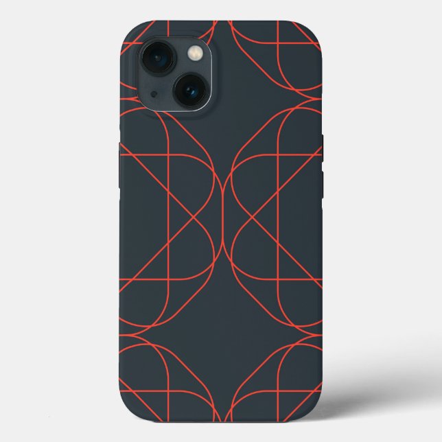 Modern, simple, cute, playful geometric pattern Case-Mate iPhone case (Back)